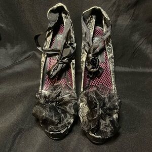 Just fine stiletto heels